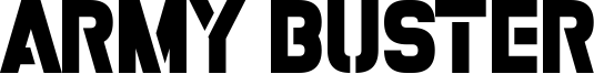 Army Buster Font