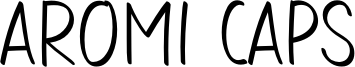 Aromi Caps Font