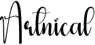 Artnical Font