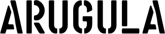 Arugula Font