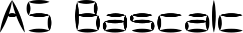 AS Bascalc Font