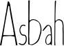 Asbah.otf
