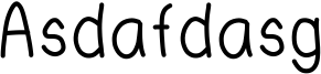 Asdafdasg Font