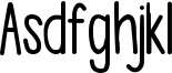 Asdfghjkl Font