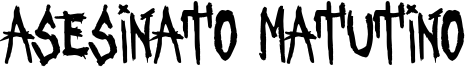 Asesinato Matutino Font