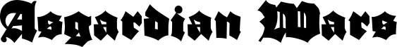 Asgardian Wars Font
