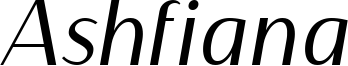 Ashfiana Oblique.ttf