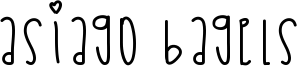 Asiago Bagels Font