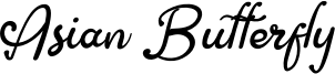 Asian Butterfly Font