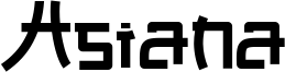 Asiana Font