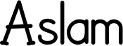 Aslam Font