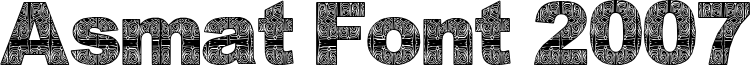 Asmat Font 2007 Font