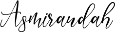Asmirandah Font