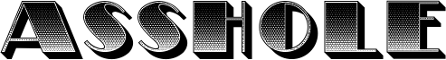 Asshole Font