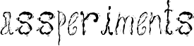 Assperiments Font