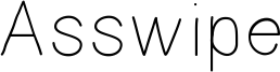Asswipe Font