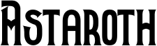 Astaroth Font