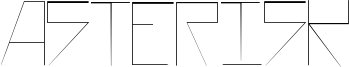 Asterisk-ThinLaser.ttf