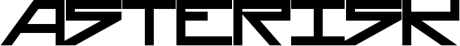 Asterisk Font