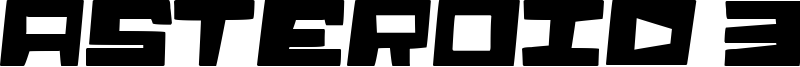 Asteroid 3000 Font