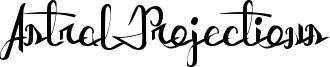 Astral Projections Font