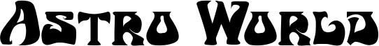 Astro World Font