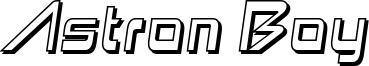 Astron Boy Font