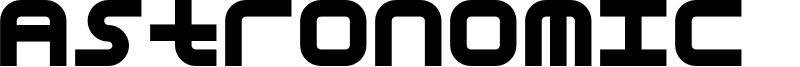 Astronomic Mono Font