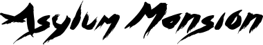 Asylum Mansion Font