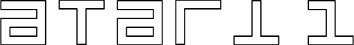 Atari 1 Font