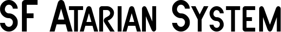 SF Atarian System Font