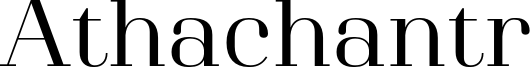 Athachantr Font