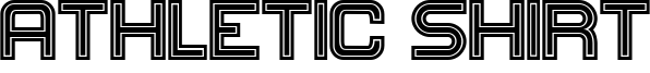 Athletic Shirt Font