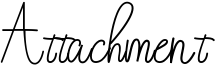 Attachment Font