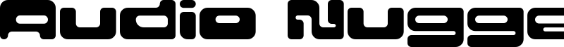 Audio Nugget Font