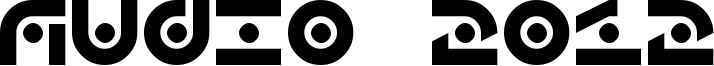 Audio 2012 Font