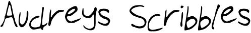 Audreys Scribbles Font