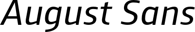 AugustSans-56RegularItalic.otf