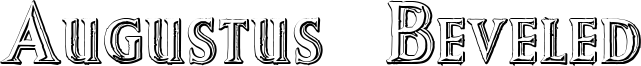 Augustus Beveled Font