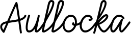 Aullocka Font