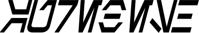 Aurebesh Condensed Bold Italic.ttf