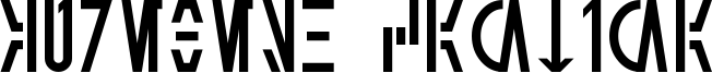 Aurebesh Cantina Font