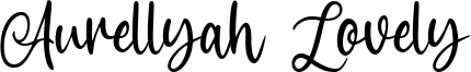 Aurellyah Lovely Font