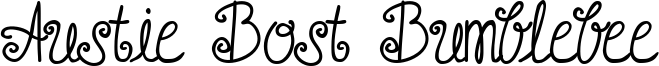 Austie Bost Bumblebee Font
