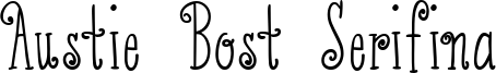 Austie Bost Serifina Font