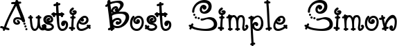 Austie Bost Simple Simon Font