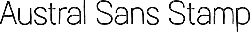Austral-Sans_Stamp-Thin.otf