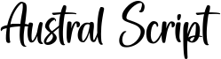 Austral Script Font