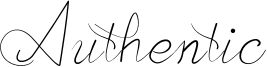 Authentic Font