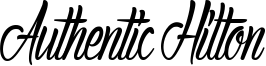 Authentic Hilton Font